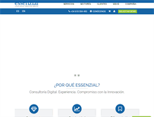 Tablet Screenshot of essenzial.com